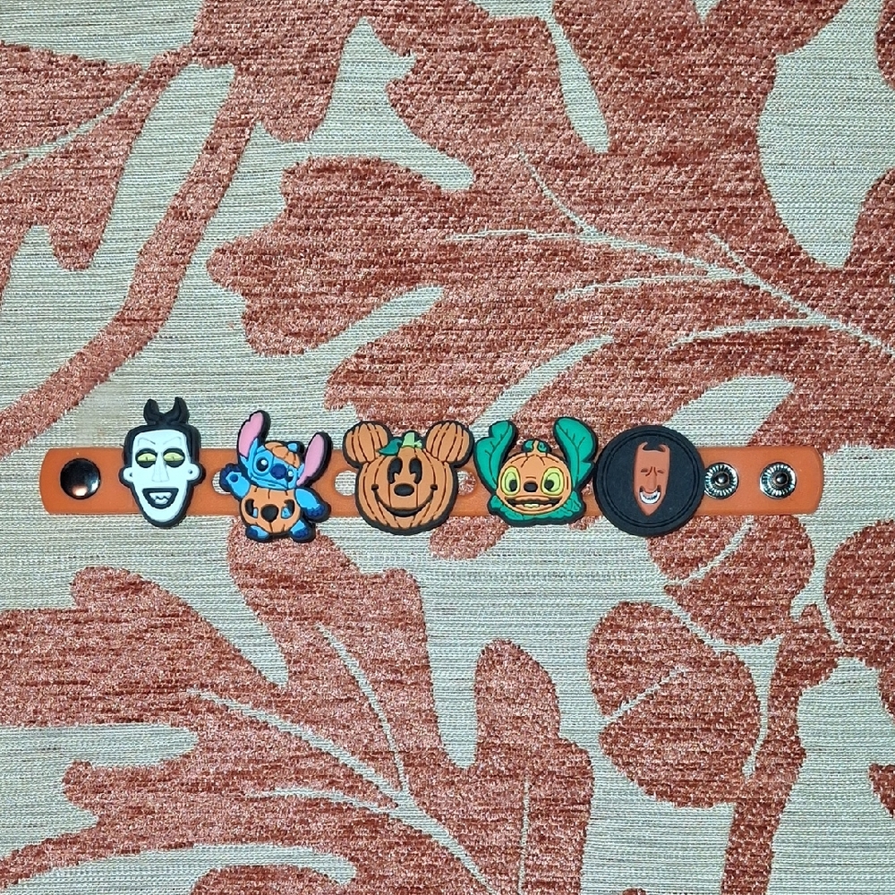 Disney Halloween Jibbitz Crocs Shoe Charms Bracelet